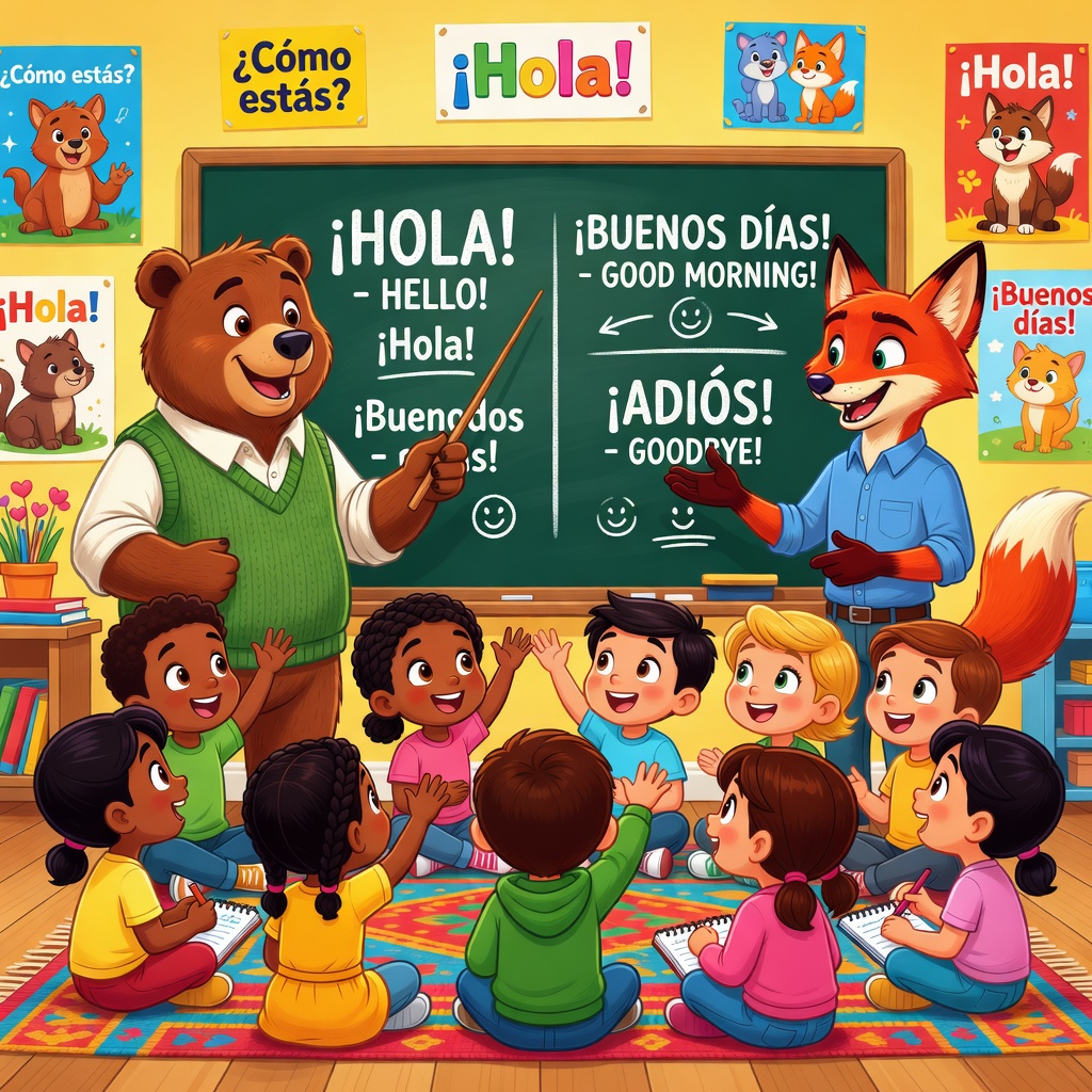 Saludos en español con animaciones