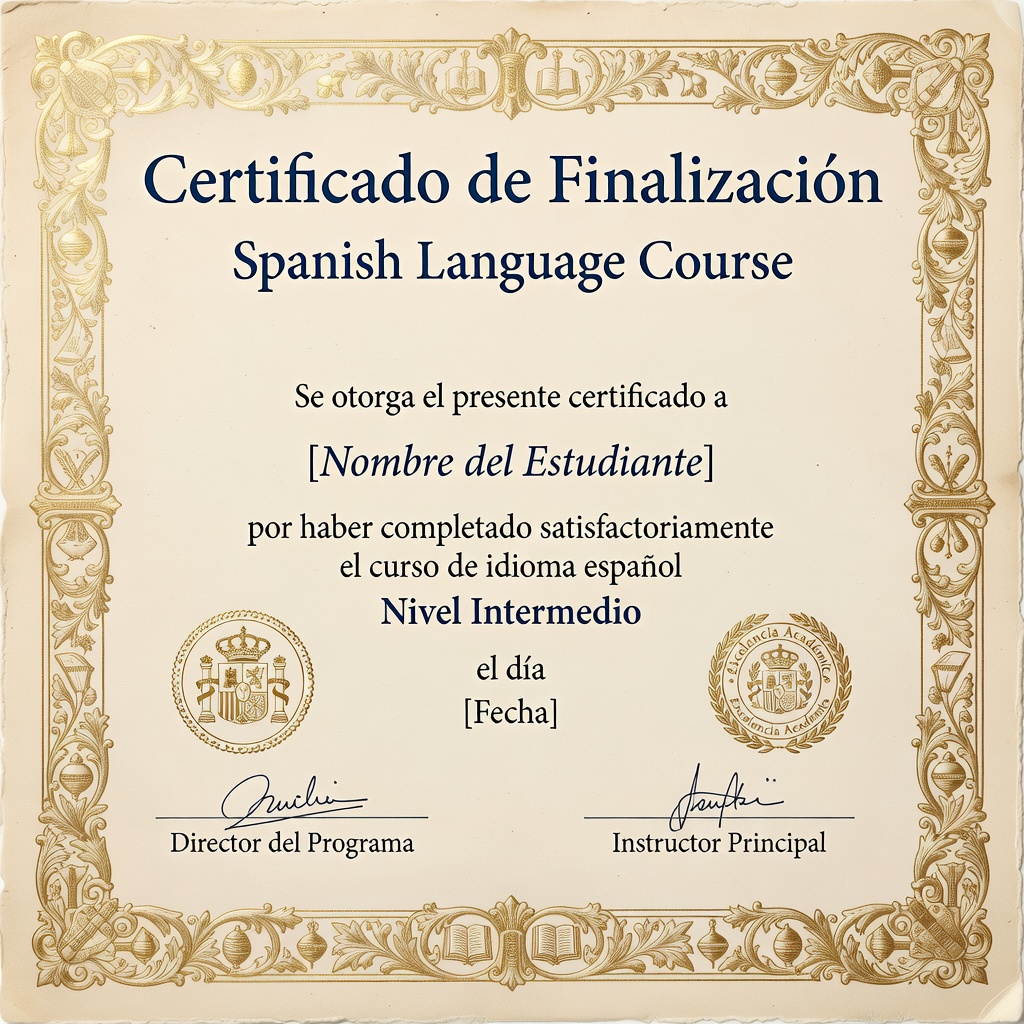 Certificado de aprendizaje