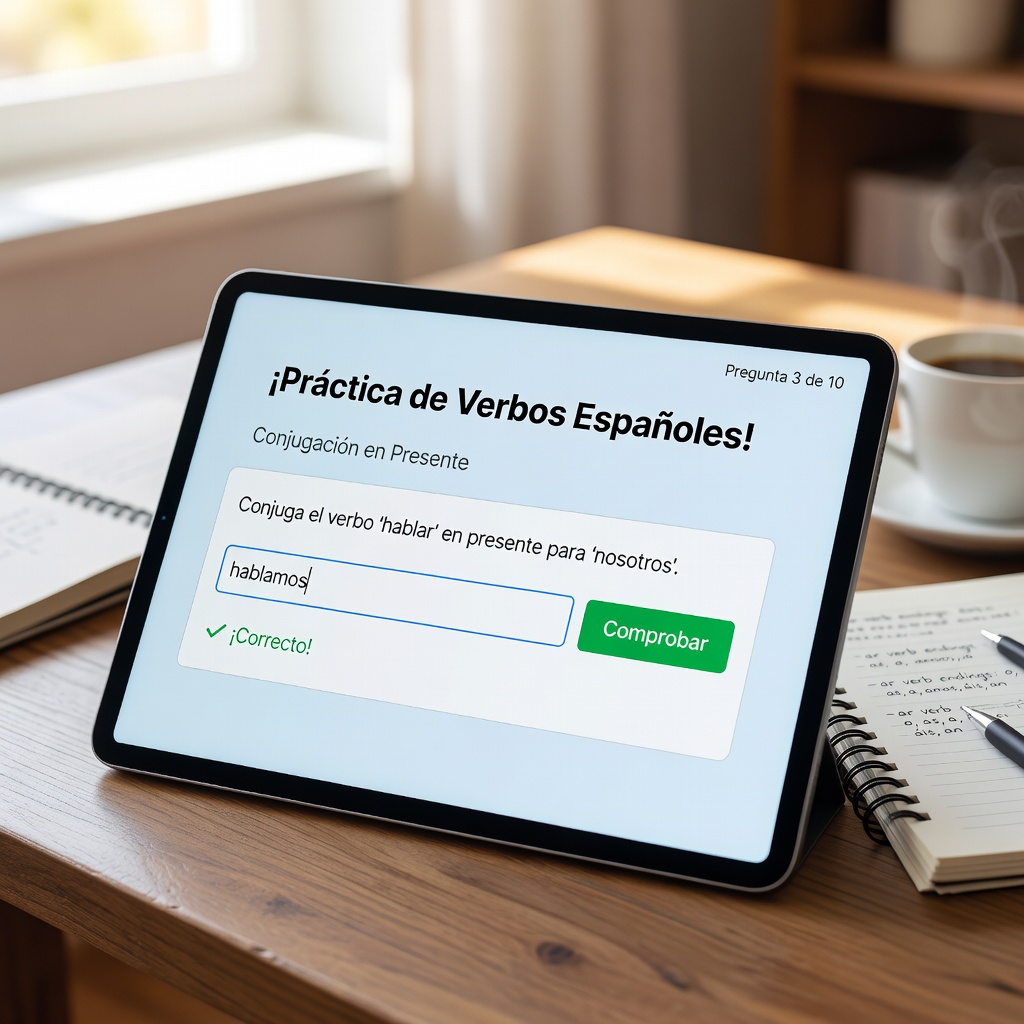 Quiz de verbos en español